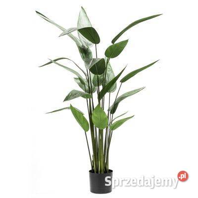 Emerald Sztuczna helikonia kolor zielony 125