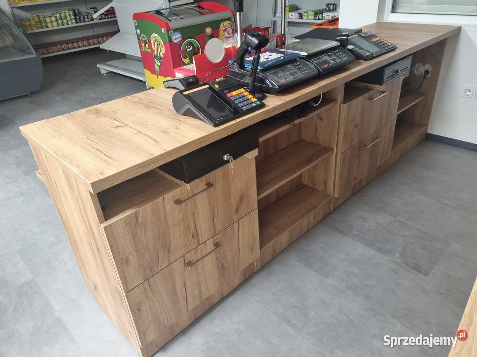Lada sklepowa sprzedażowa box kasowy recepcja opolskie