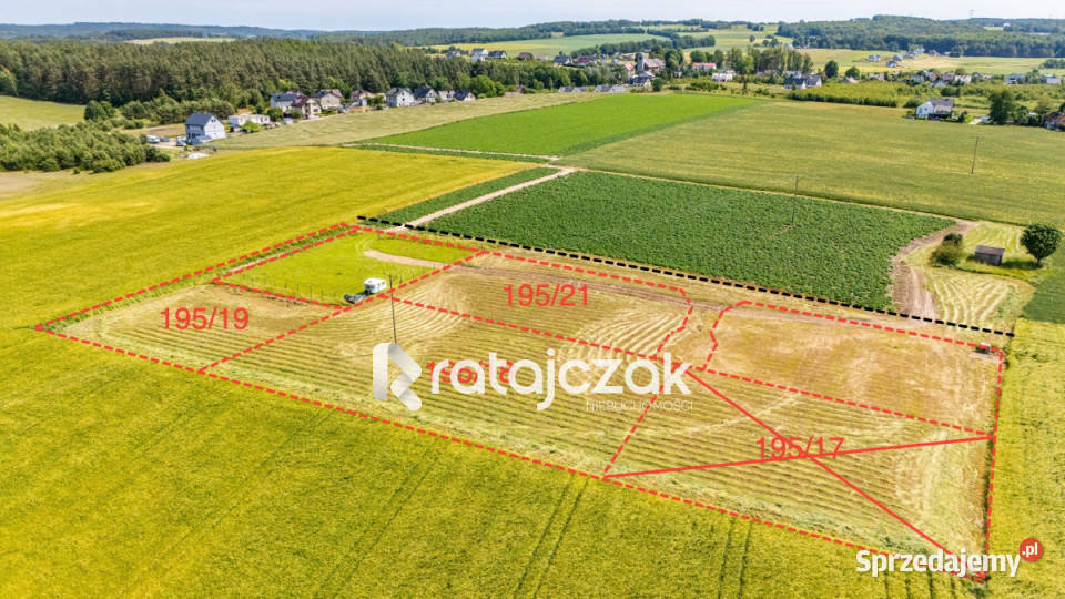 Działka 1014m2 Robakowo Królewska 37m