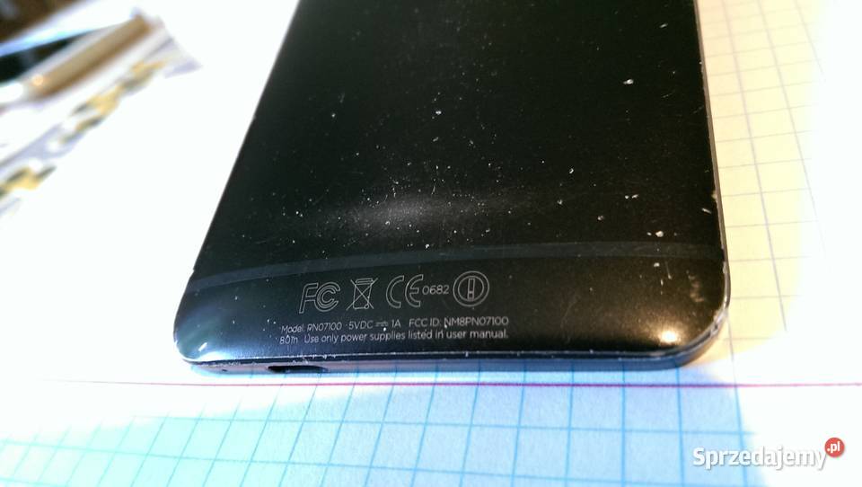 Htc One M 7 Model PN 07100 obudowa tylna używana Tychy