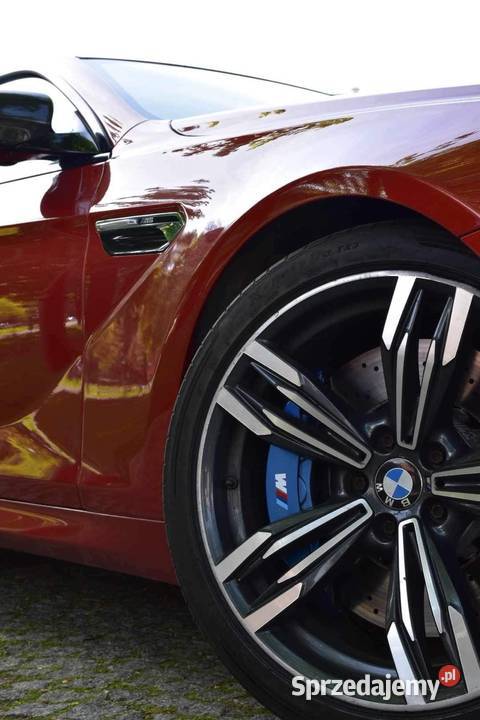 BMW M6 F13 Sakhir Orange Czarna skóra Super stan Kębłowo