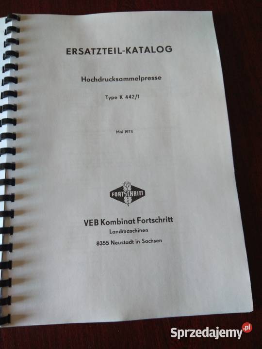 katalog części fortschritt k 4421 Stalowa Wola