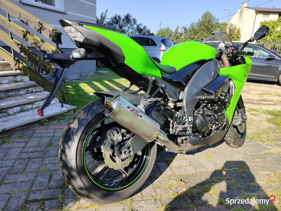 Kawasaki Zx10 r Ninja bezwypadkowy zadbany nowy zielony Dobra