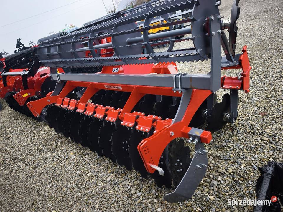 Brona talerzowa Euromasz 25m 27m 3m rozstaw 90 Brony Kock