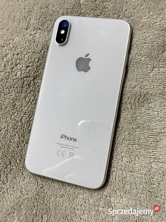 Apple iPhone X 64GB Silver Biały Stan 100 Chełm