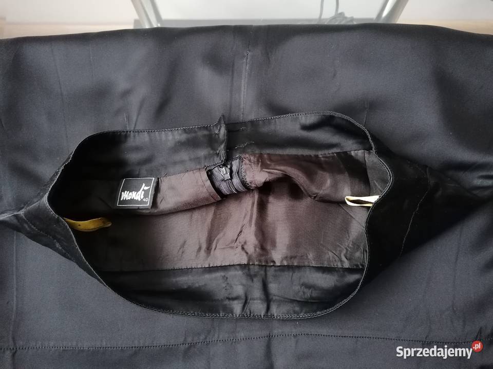 ELEGANCKA CZARNA OŁÓWKOWA SPÓDNICA MONDI R40 czarny Łódź