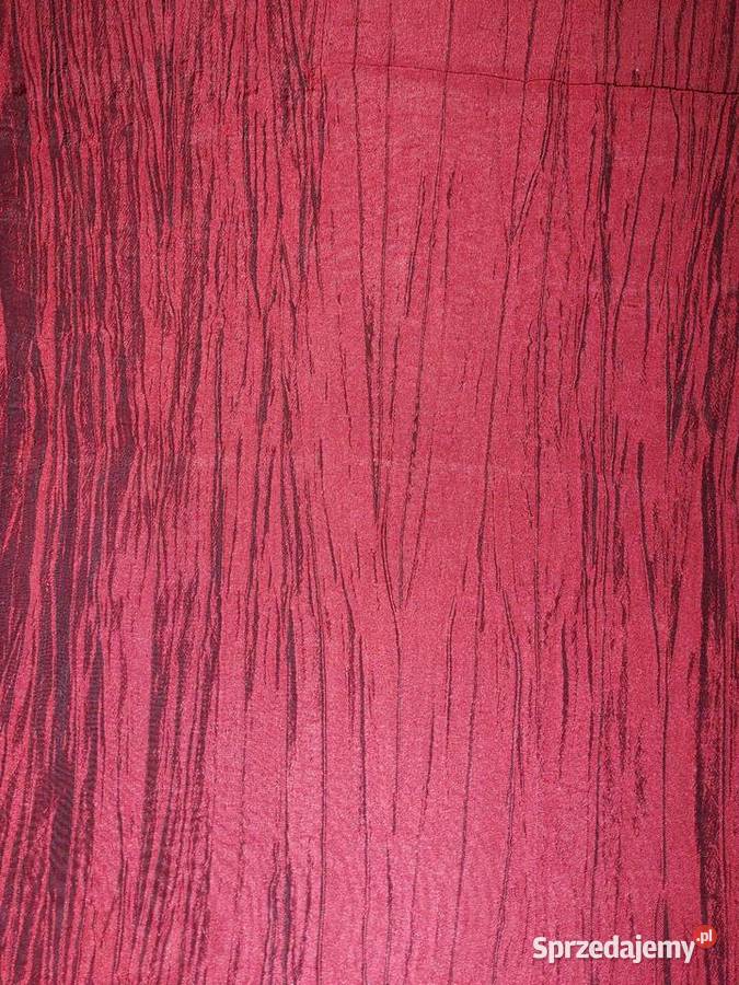 tkanina dekoracyjna 150 tafta odcienie czerwieni Wrocław