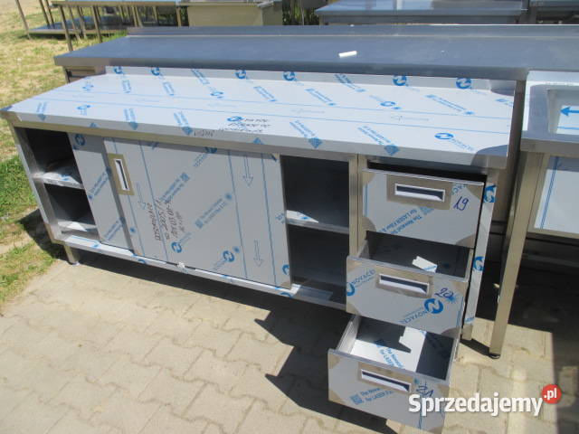 Stół Gastronomiczny Drzwi Suwane Szuflady 2 Ostrów Wielkopolski