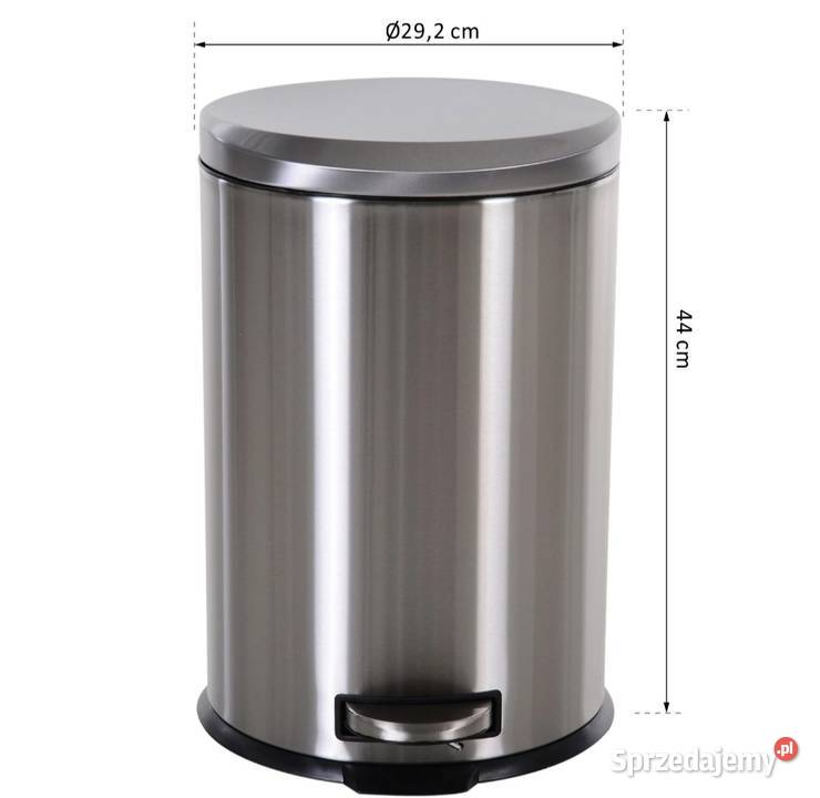 Kosz na śmieci stał nierdzewna Brzesko