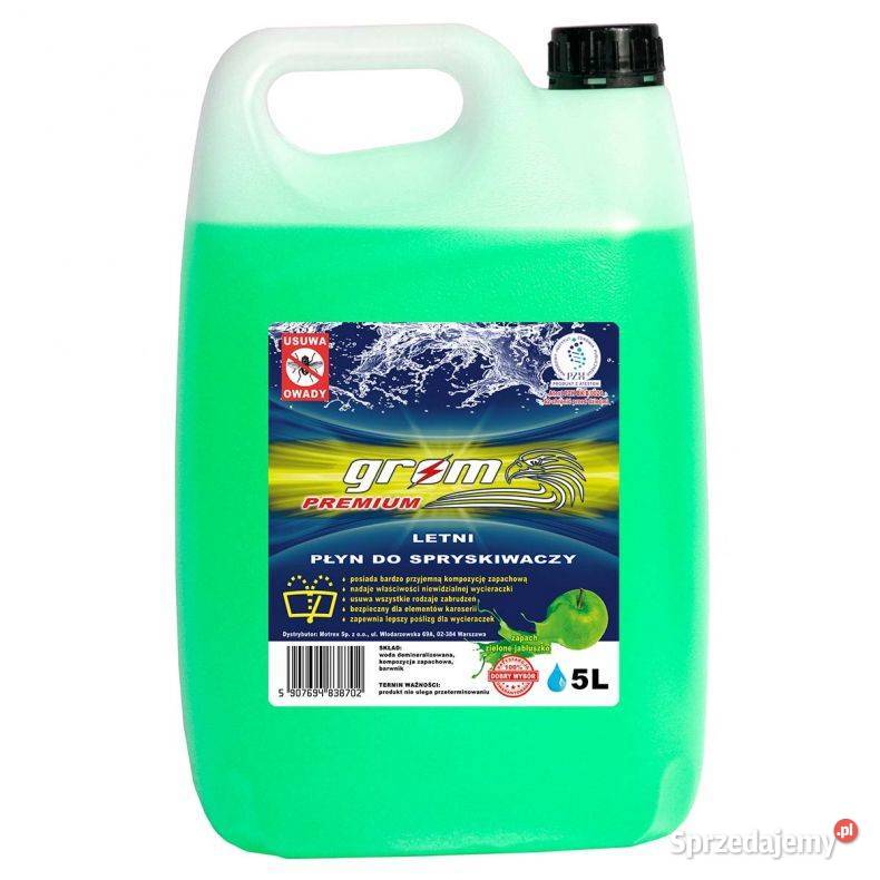 Letni płyn do spryskiwaczy 5L GROM Premium Toruń