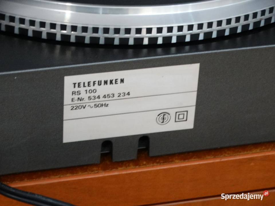 Gramofon Telefunken RS100 igła Vintage WYSYŁKA Jasło sprzedam