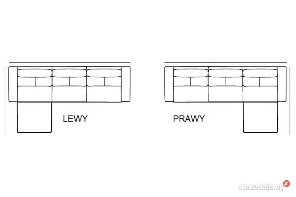 Elegancki narożnik Mustang 3x1 duży wybór Piasek