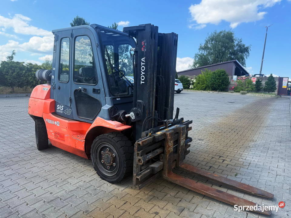 wózek widłowy TOYOTA 7FD35 FD40 Triplex przesuw Działoszyn
