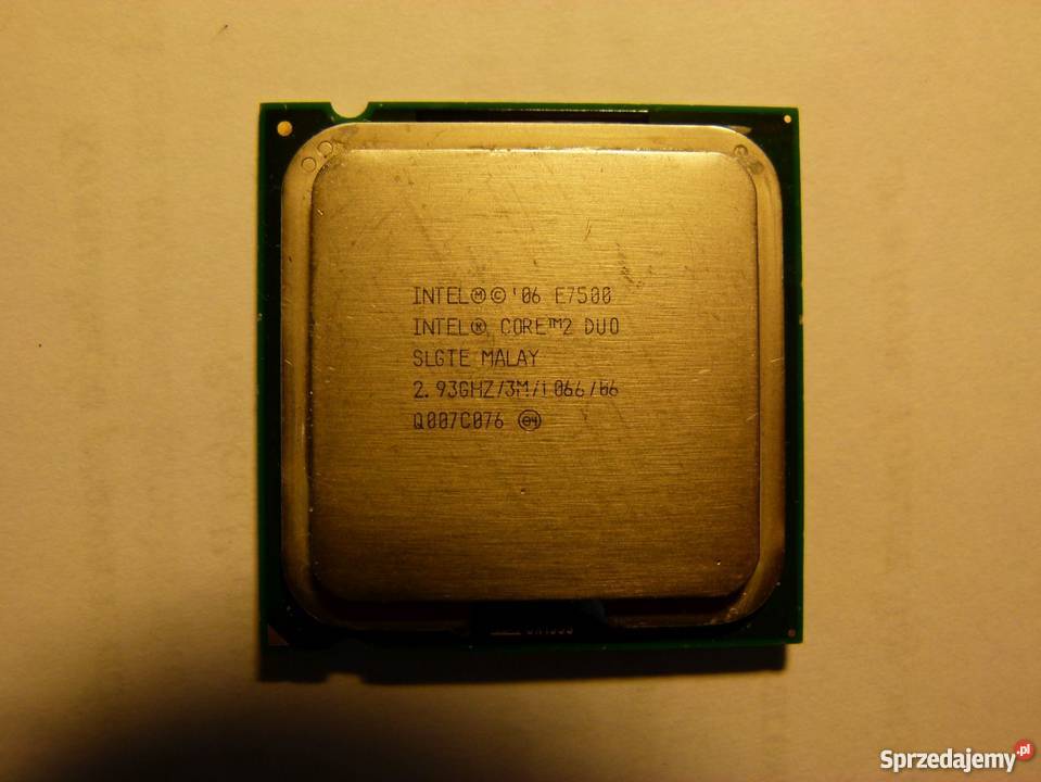 Procesor Intel Core2Duo E7500 293GHz SPRAWNY Zamość