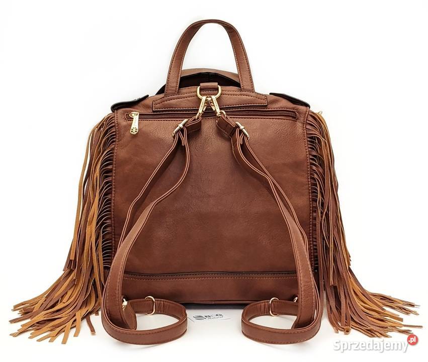 Torebka Plecak 2w1 Damski Boho Ramoneska z małopolskie Kraków sprzedam