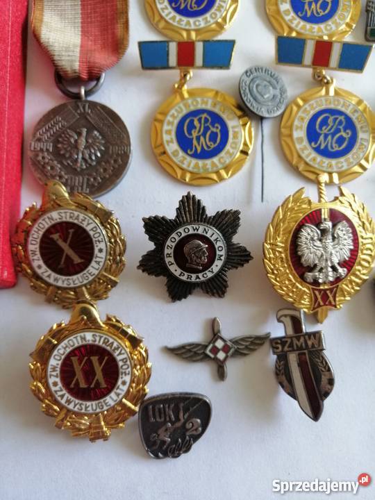 Odznaczenia medale PRL tanio wielkopolskie sprzedam