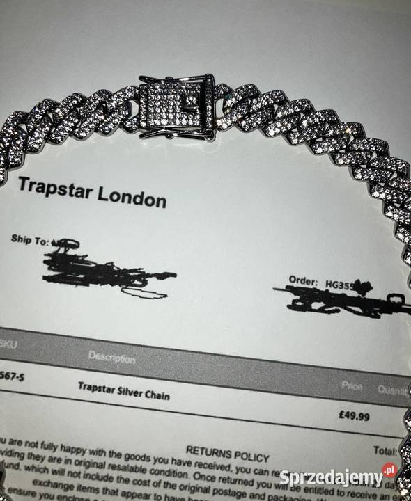 Naszyjnik Trapstar Chain Trapstar Kraków sprzedam