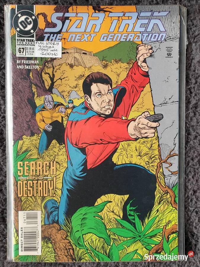 Star Trek The Next Generation 4 komiksy DC USA Gdynia sprzedam