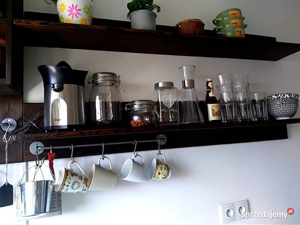 Regał drewniany rustykalny półka drewniana loft Radków sprzedam