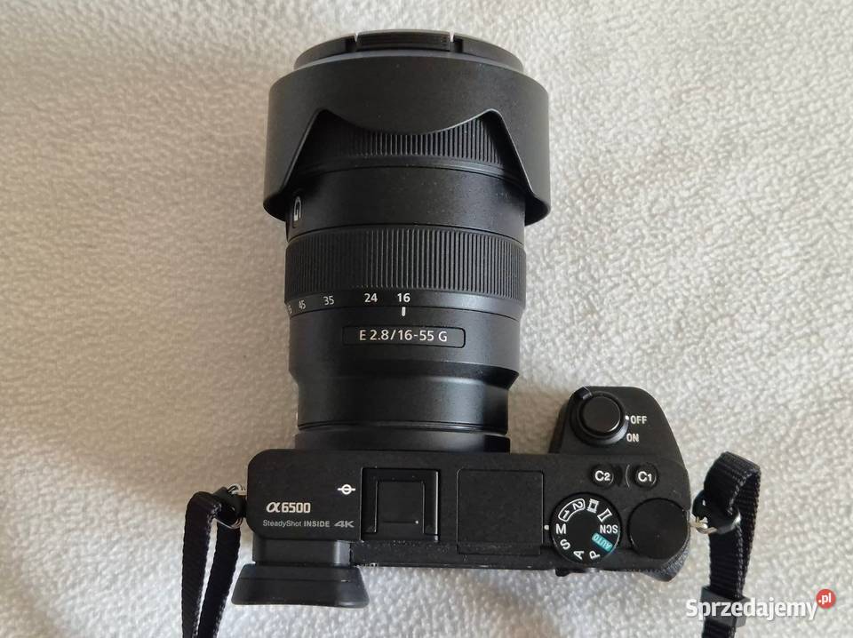 Sony Alpha A6500 dwa obiektywy dodatki małopolskie Kraków