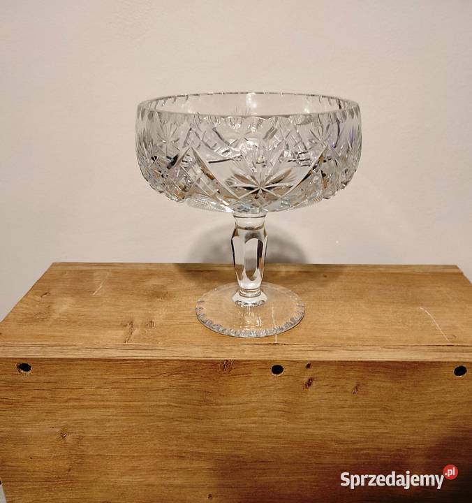 Zestaw kryształów z czasów PRL 11 elementów Porcelana i szkło Łódź sprzedam