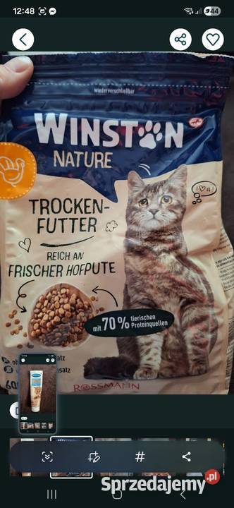 Sprzedam zestaw karm kotów z dwiema karmami Opole sprzedam