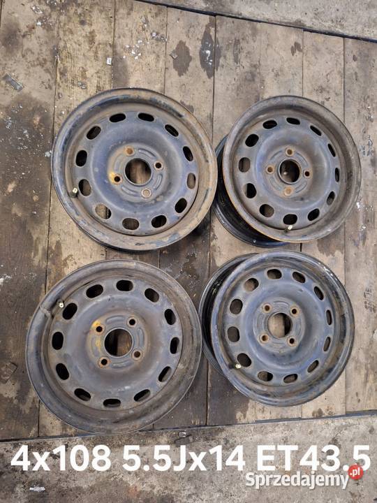 Felgi stalowe 4x108 55Jx14 ET435 FORD Fiesta Choceń
