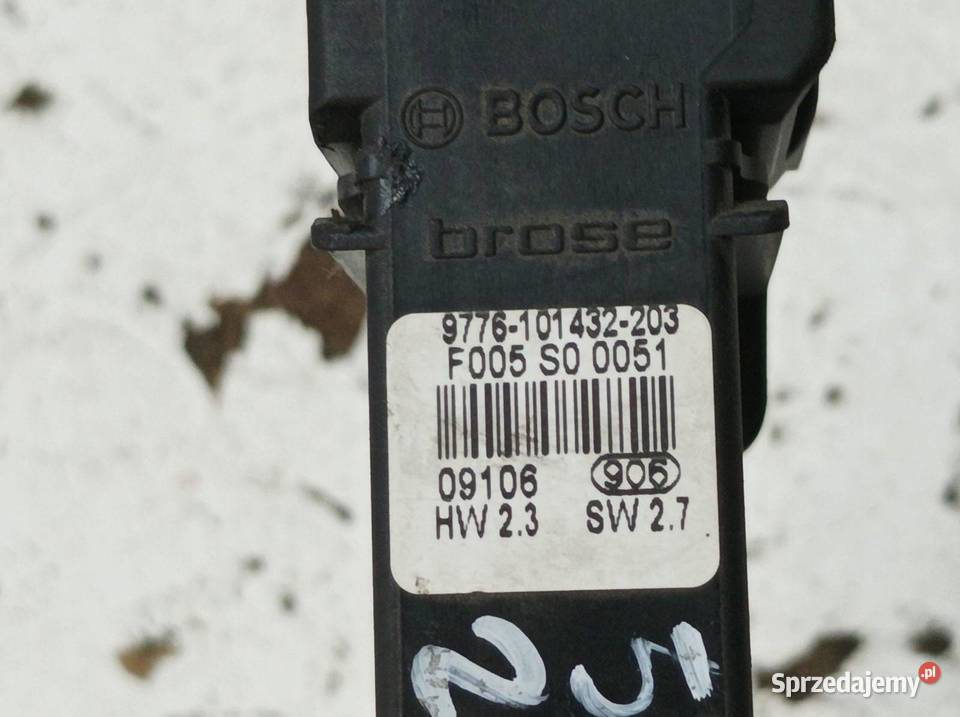 MODUŁ SILNICZKA SZYBY LEWY PRZÓD 9776101432203 Rok produkcji 2002 Komputery