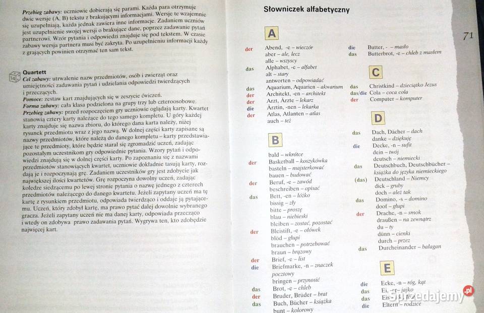 Der die das NEU Podręcznik do kl 4 M Kozubska miękka lubelskie Chełm