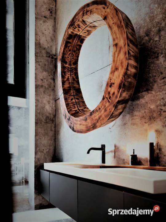 Lustra okrągłe drewniane nowoczesne łazienka podkarpackie Rzeszów