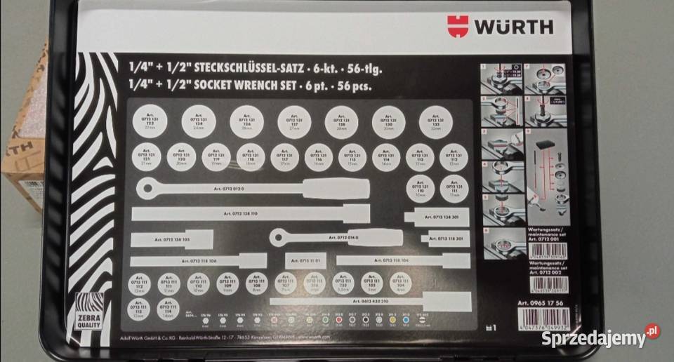 Sprzedam zestaw kluczy wurth Brzózki sprzedam