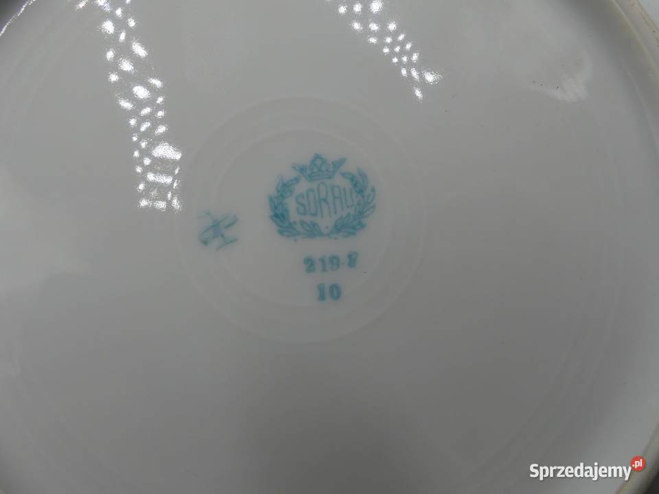 Komplet śniadaniowy Sorau Żary piękne reliefy wielkopolskie Poznań sprzedam