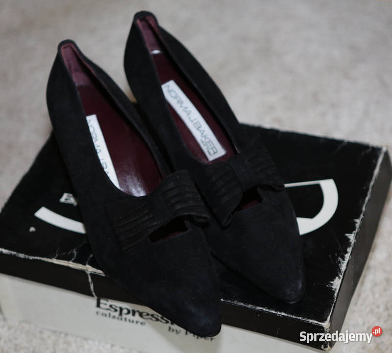 Szpilki Norma J Baker włoskie 385 czarne Kielce