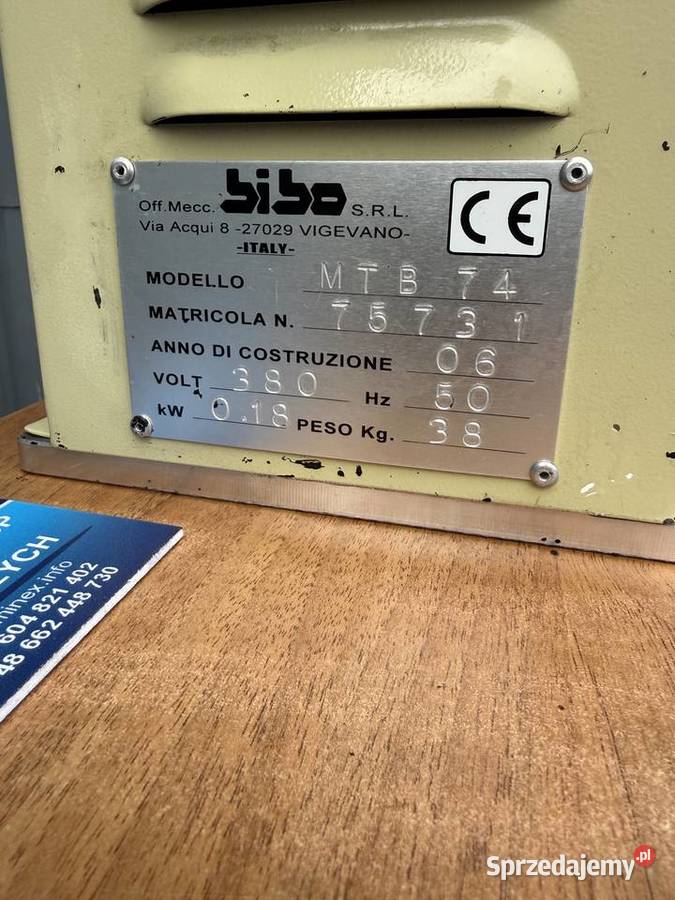 Bibo MTB 74 CE Malowarka barwiarka brzegu paska mazowieckie Łaskarzew sprzedam