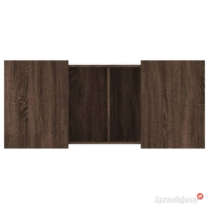 Stolik kawowy brązowy dąb 80x55x40 WM840869 Warszawa