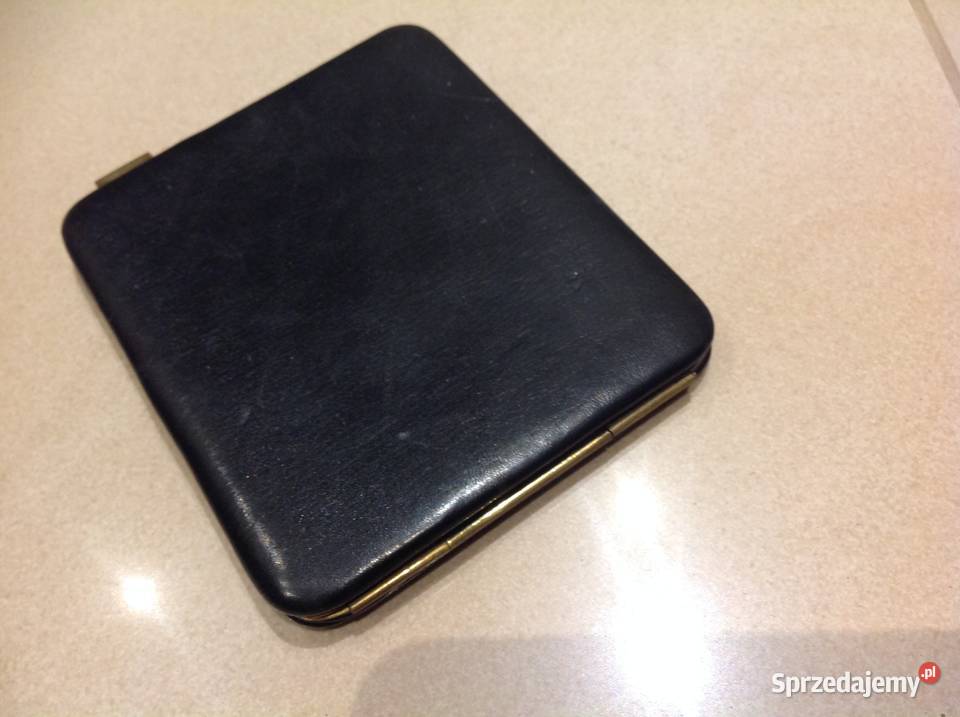 Stary Luksusowy Wizytownik Skórzany Skóra lubuskie