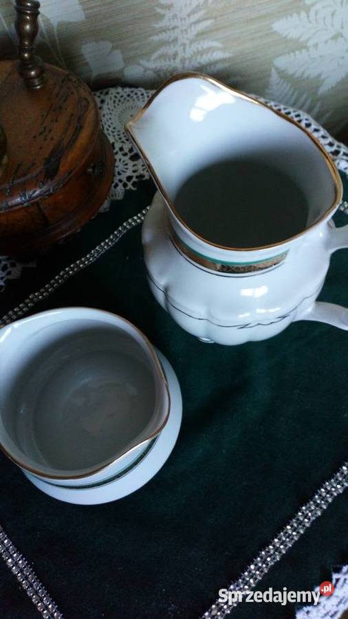 Dzbanek i cukiernica porcelanowa producent Legnica sprzedam
