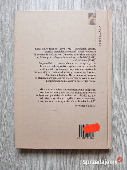 Mity o miłości Denis De Rougemont Kraków