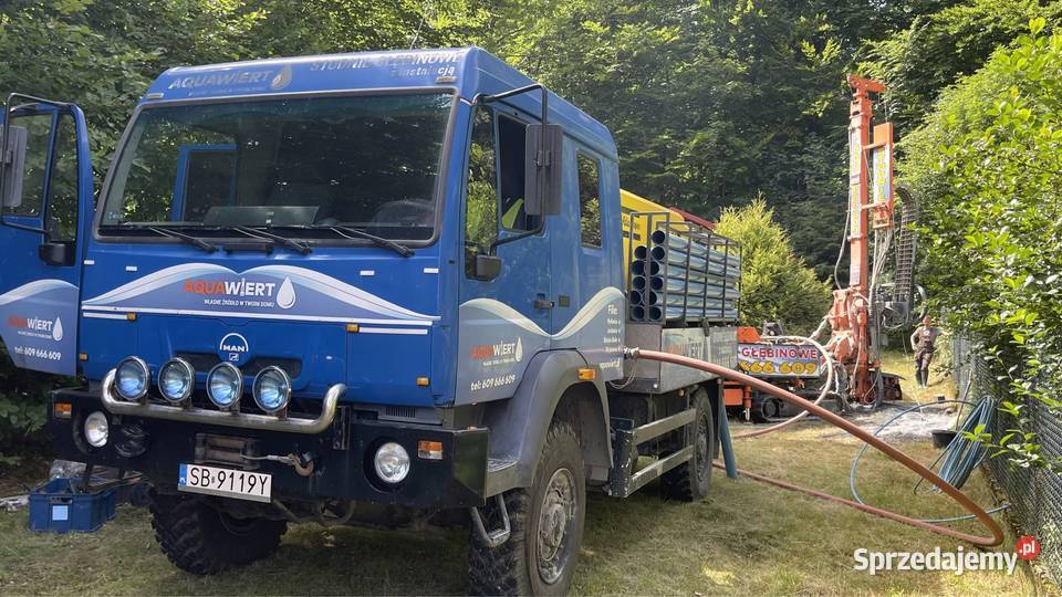 Wiercenie studni głębinowych z instalacją do Żywiec