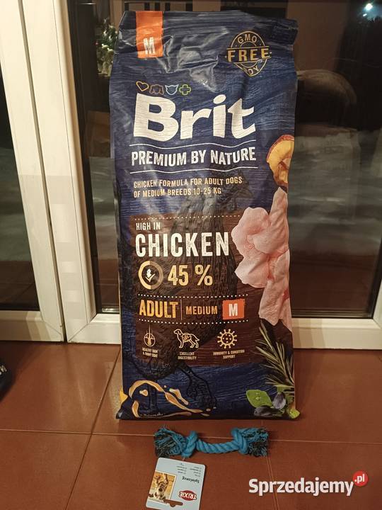 15 karma sucha BRIT z kurczakiem Medium Zabawka Szczyrk