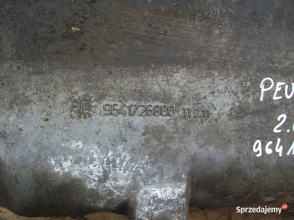 Peugeot 307 20 HDI Miska olejowa 9641726880