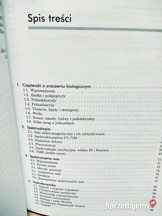 Chemia biofizyczna Cooper unikatowe książki Warszawa