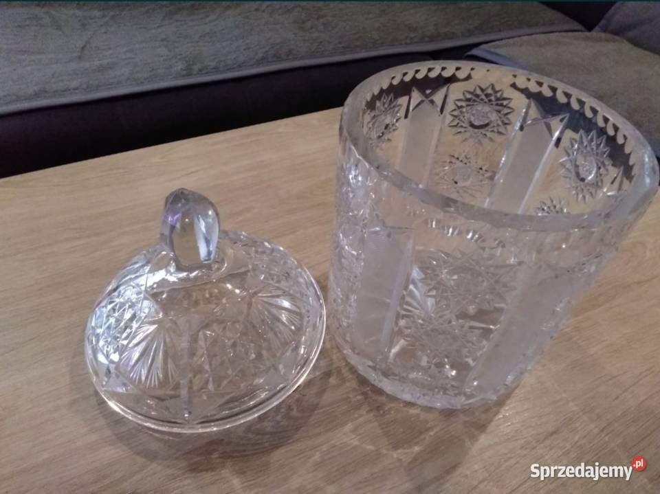 Kryształowa Bomboniera Kryształowy Pojemnik Na Radom sprzedam