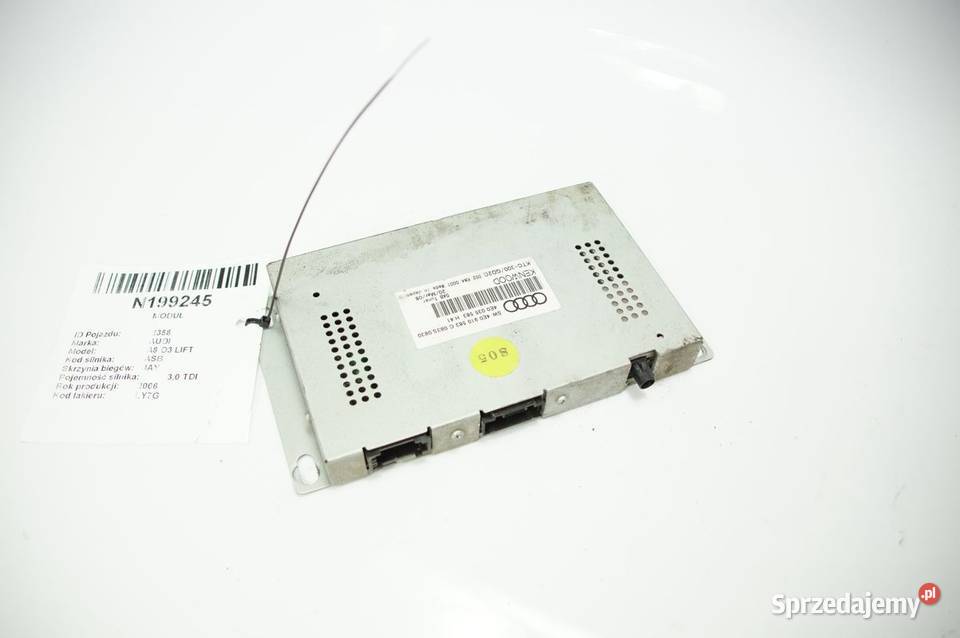 MODUŁ AUDI A8 D3 LIFT 4E0035563