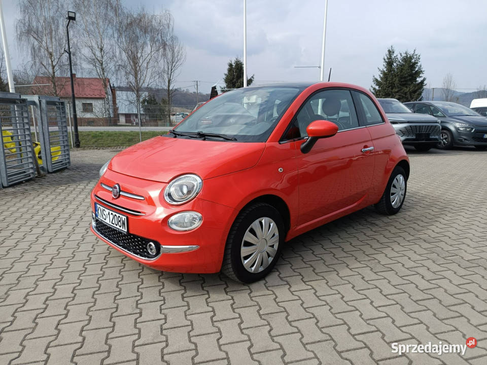 Fiat 500 Lounge 12 69 serwisowany panorama VAT23 Nowy Sącz
