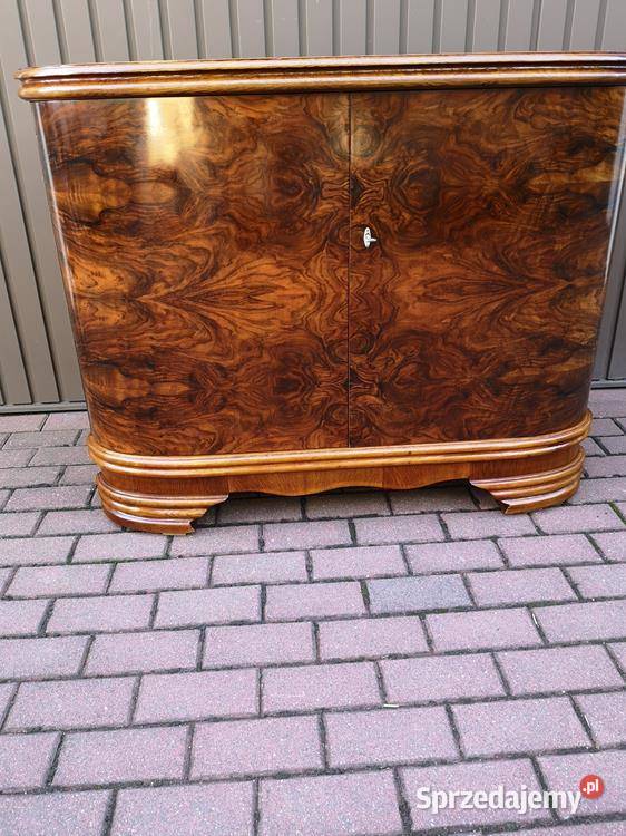 Komoda ARTDECO OrzechDąb Zgrabna Stara Antyk Swarzędz