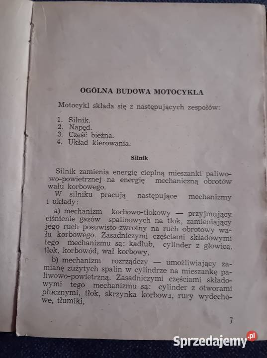 Książka Motocykl Iż 49 Wydawnictwo MON 1955 r Koźminek