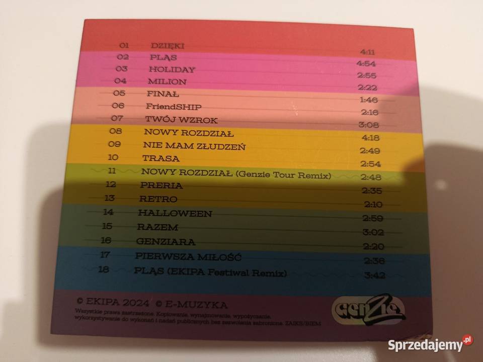 Płyta genzie dzięki limitowana CD Bydgoszcz