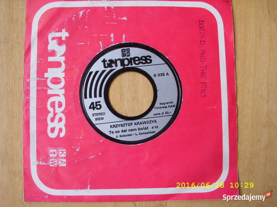 singiel KRZYSZTOF KRAWCZYKTo co dal nam swiat Wołów