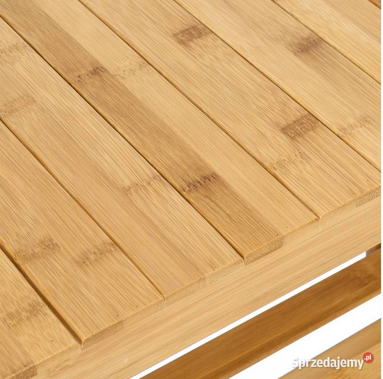 ŁAWKA BAMBUSOWA NA BUTY REGAŁ SIEDZISKO STOJAK 3